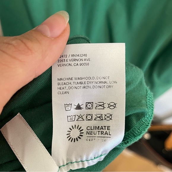 Reformation GREEN Jamen knit dress size small - Picture 11 of 11